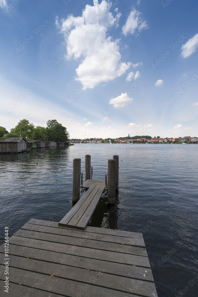 Malchow, Blick auf den Malchower Stadtsee