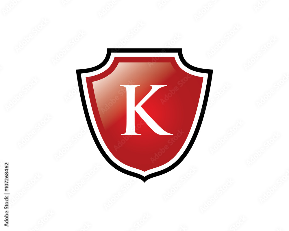 Shield K Letter Logo Shield K Letter Logo
