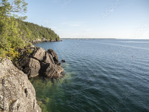 Steilufer/Steilufer im Herbst am Vätternsee in Schweden