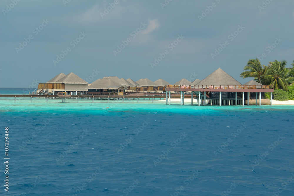 Luxury resort in Maldives