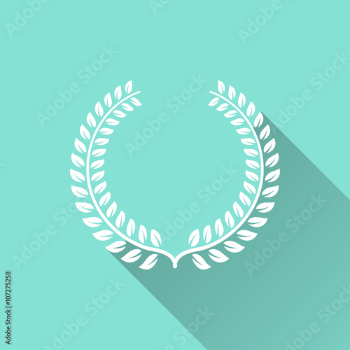 Laurel wreath - vector icon.