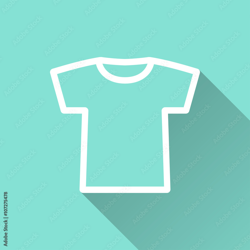 T-shirt - vector icon. T-shirt - vector icon.