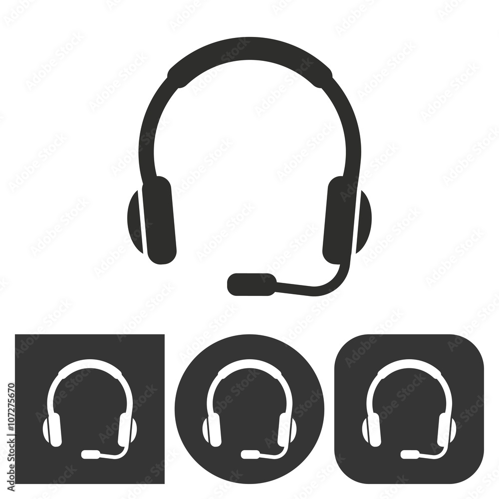 Headphone - vector icon. Headphone - vector icon.