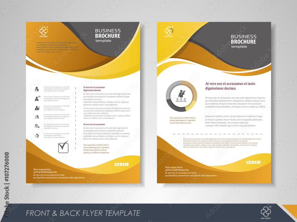 Business brochure cover design