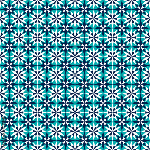 Seamless Ethnic African Star Pattern