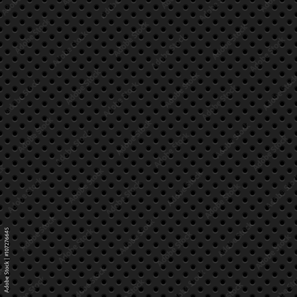 Black abstract technology background with seamless circle perforated  pattern, speaker grill texture for design concepts, wallpapers, web,  presentations, interfaces and prints. Vector illustration. Stock Vector |  Adobe Stock