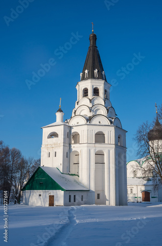 Crucifixion church - bell tower in Aleksandrov