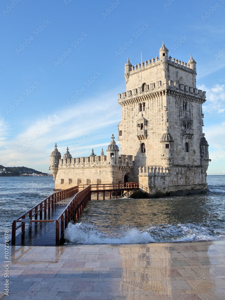 Belem Tower in Lisbon, Portugal

