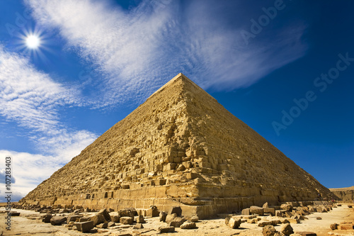 Egypt. Giza. Khafre s Pyramid. The Pyramid Fields from Giza to Dahshur is on UNESCO World Heritage List