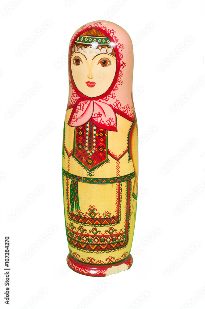Matryoshka doll, Russian, national, toy, painted, wooden, ethnic