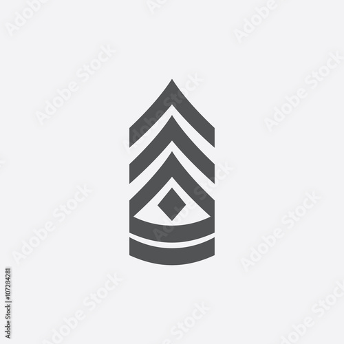 First sergeant icon of vector illustration for web and mobile
