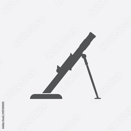 Mortar icon of vector illustration for web and mobile