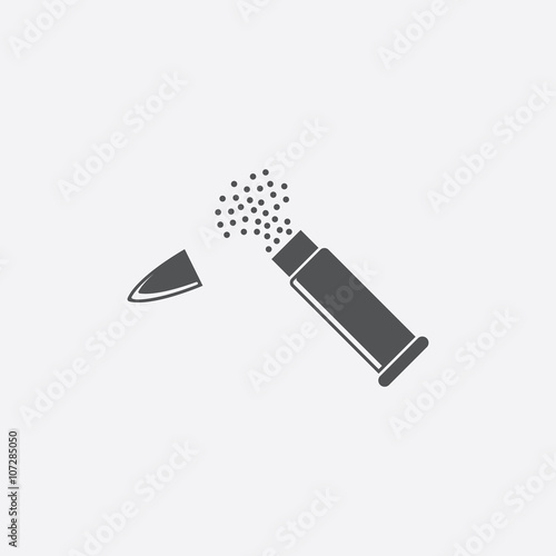 Gunpowder icon of vector illustration for web and mobile