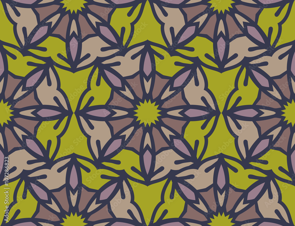 Arabic seamless pattern. Arabic seamless pattern.