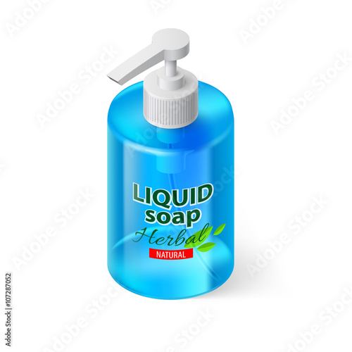 Liquid Soap Isometric
