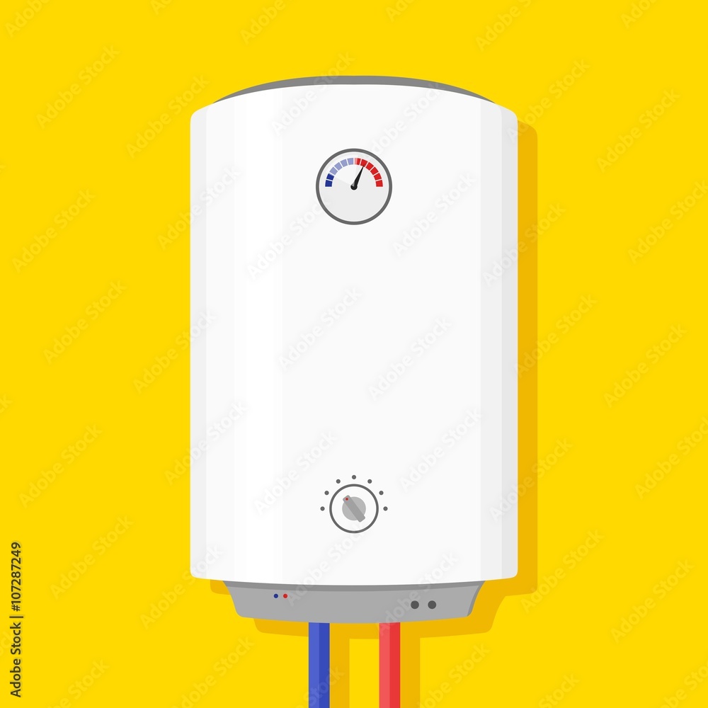 Boiler Icon. Boiler Icon flat style. Boiler isolated on yellow background. Boiler flat icon with shadow. Boiler Vector Illustration Boiler Icon. Boiler Icon flat style. Boiler isolated on yellow background. Boiler flat icon with shadow. Boiler Vector Illustration