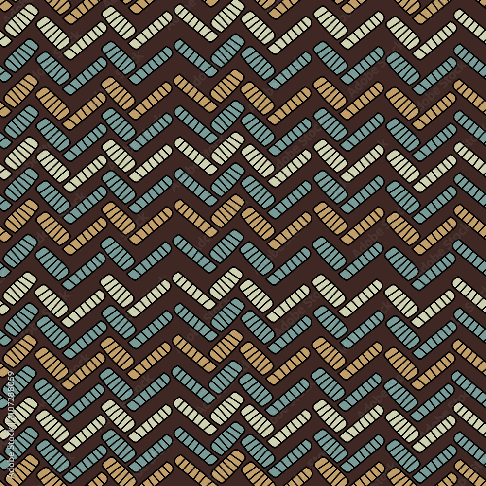 Fototapeta premium Abstract geometry ornament texture weave pattern