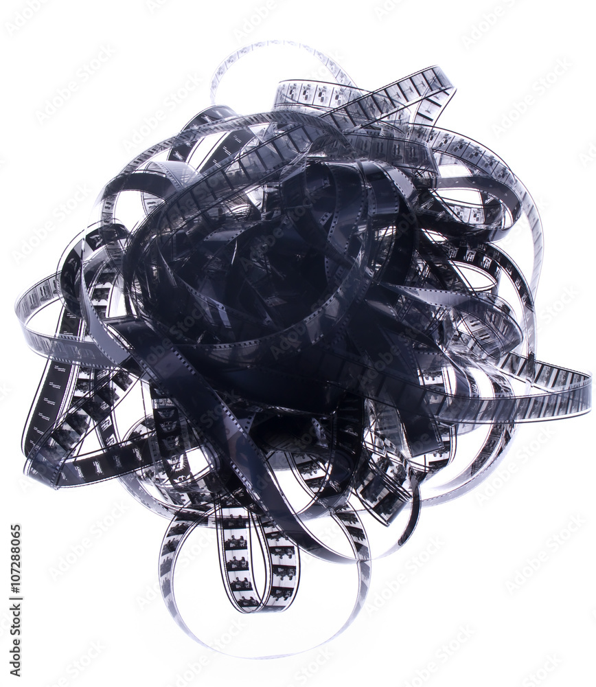 Fototapeta premium Piled 35 mm film