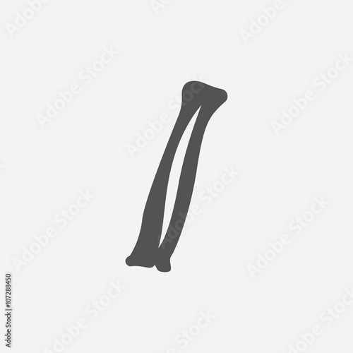 Forearm bones icon of vector illustration for web and mobile