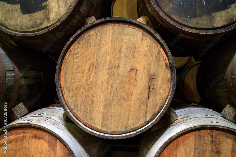 Oak barrels