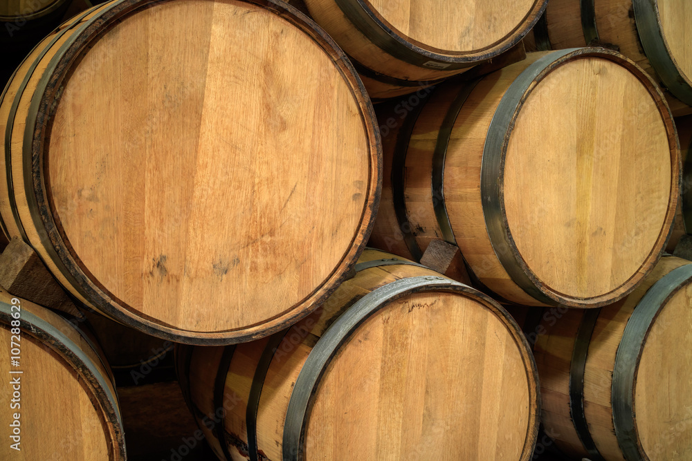 Oak barrels