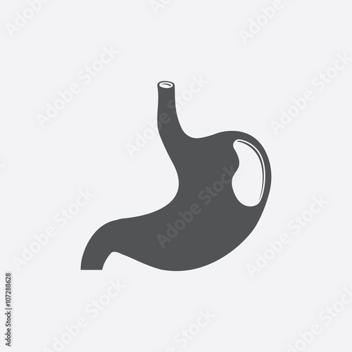 Stomach icon of vector illustration for web and mobile