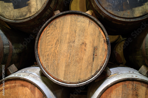 Oak barrels