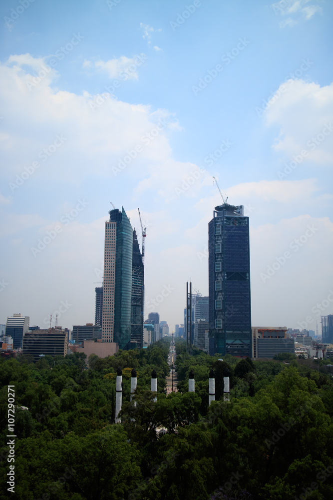 Skyline in Mexico City