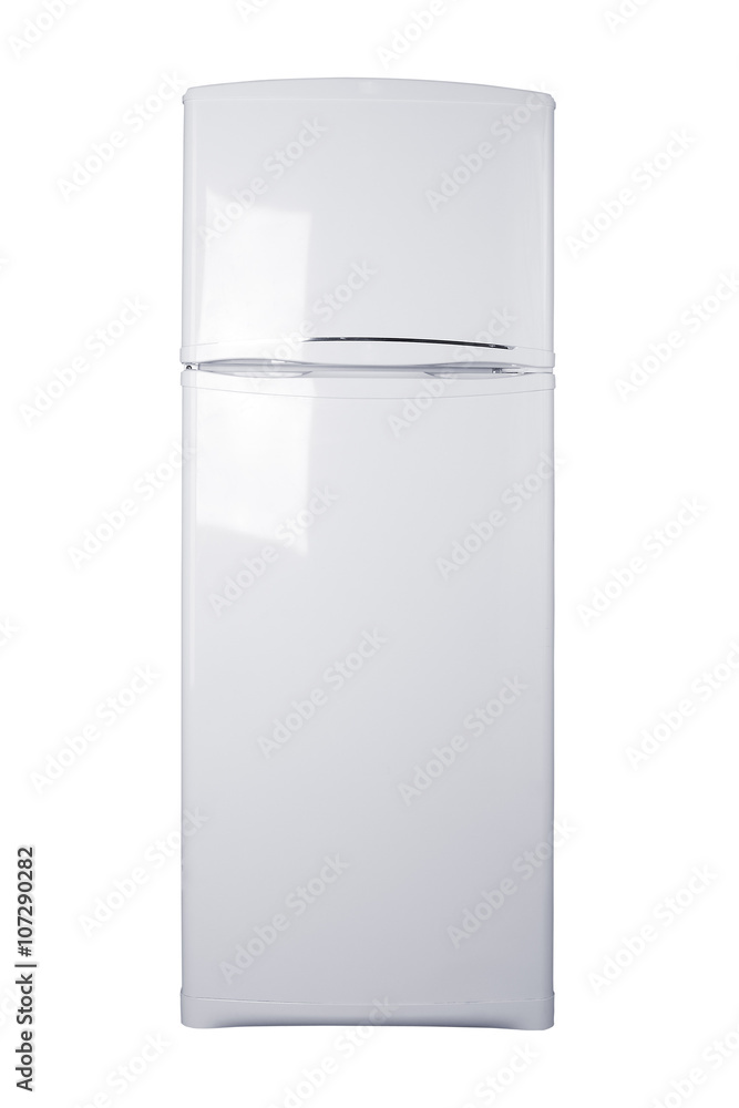 Refrigerator in white background Refrigerator in white background