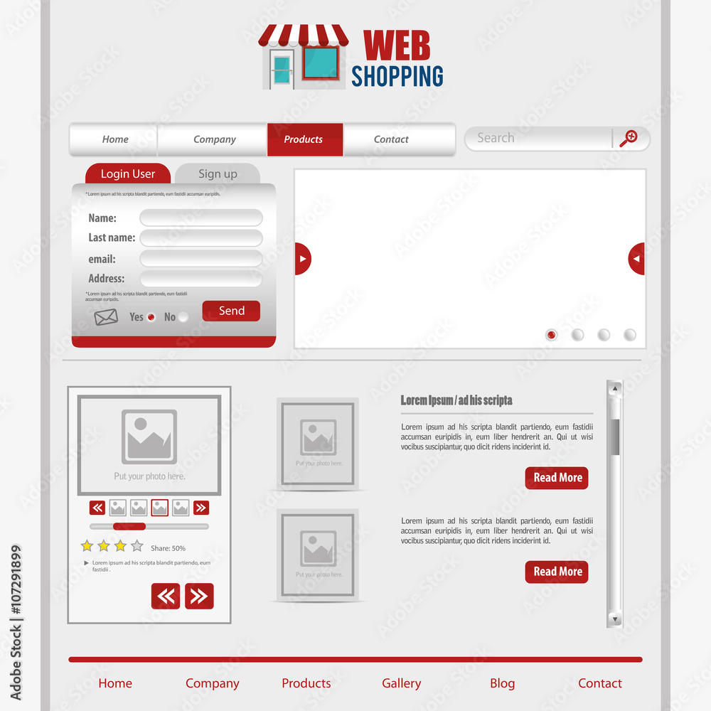 website design template  design 