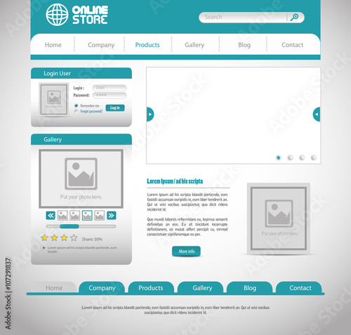 website design template design 