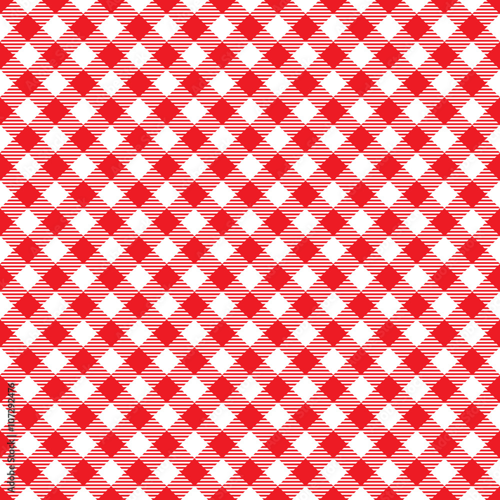 Seamless Red Checkered Plaid Fabric Pattern Texture Seamless Red Checkered Plaid Fabric Pattern Texture