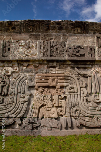 Temple of the Feathered Serpent detail