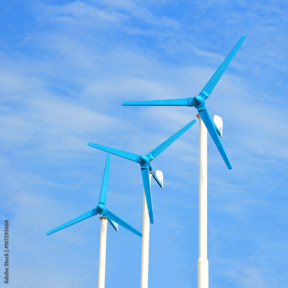Wind turbines farm Wind turbines farm