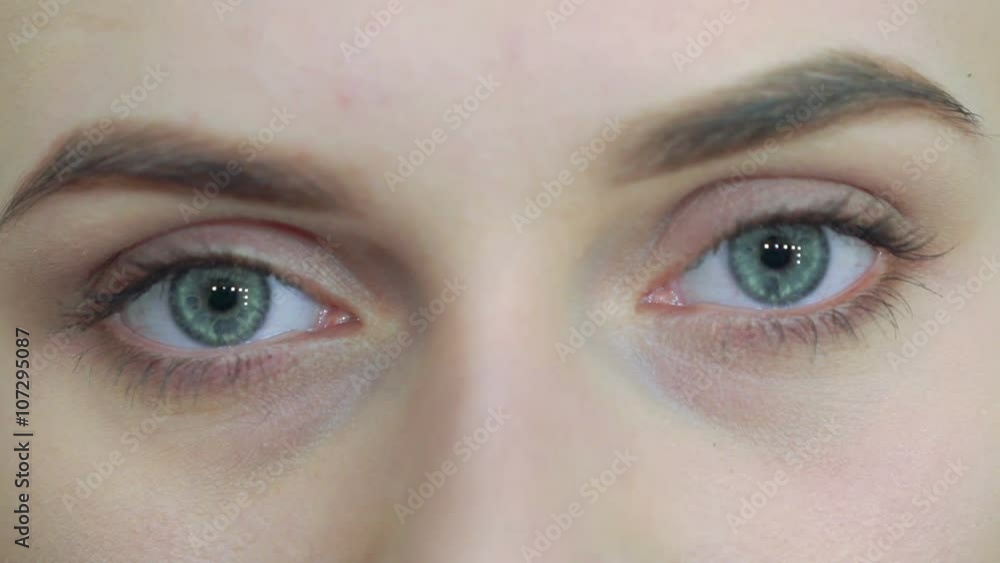 The eyes of the girl. Close-up The eyes of the girl. Close-up
