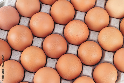 close up Eggs pattern background