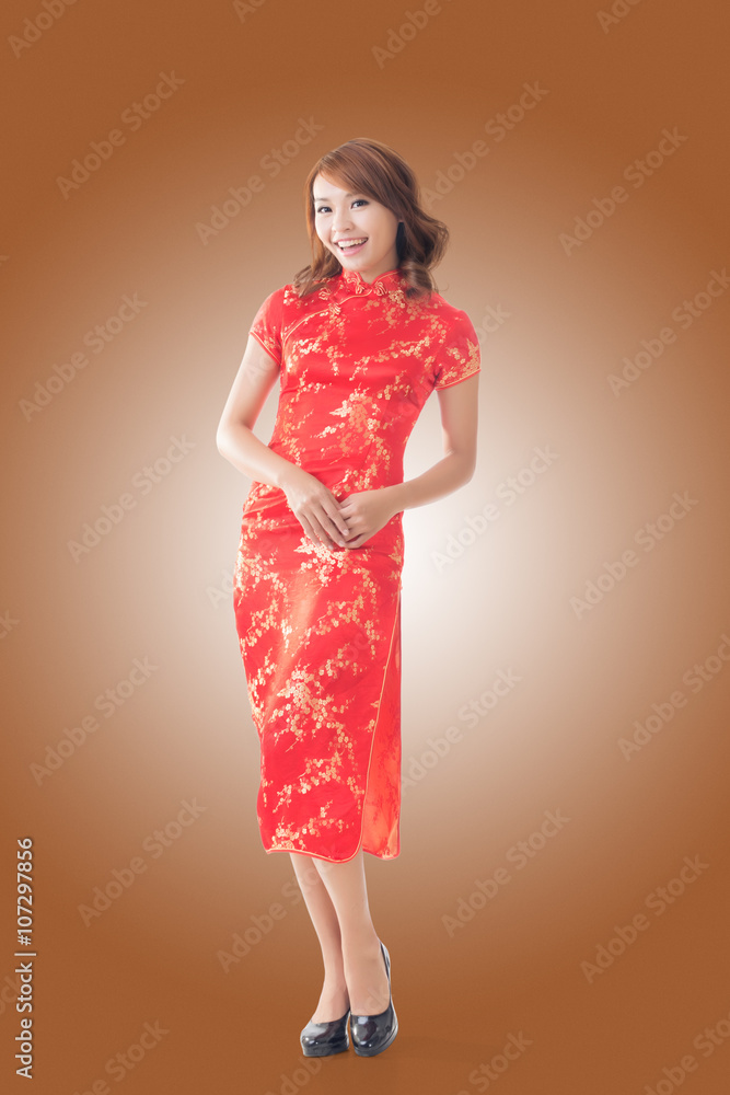 Chinese woman dress traditional cheongsam Chinese woman dress traditional cheongsam