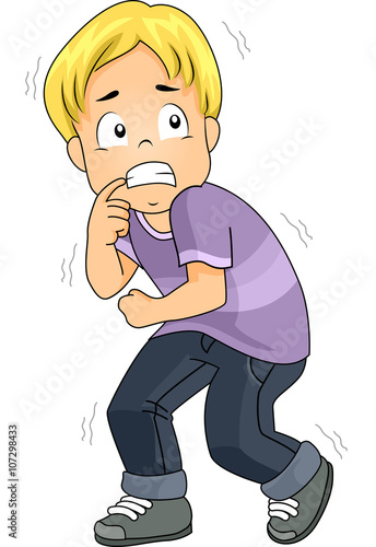 Kid Boy Terrified Situation