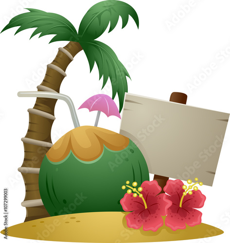 Hawaiian Island Coconut Sig...