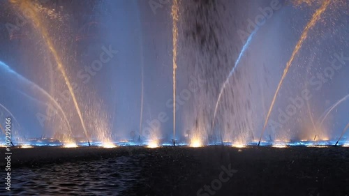Musical Fountain in Macau at night