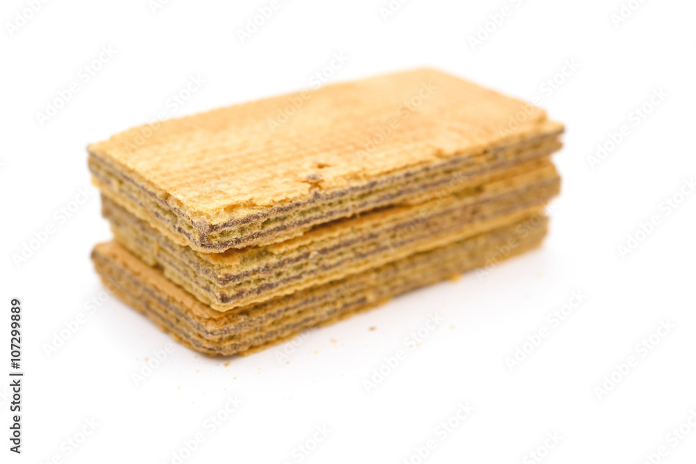 wafer blocks on a white background wafer blocks on a white background