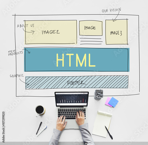 Design HTML Web Design Template Concept photo