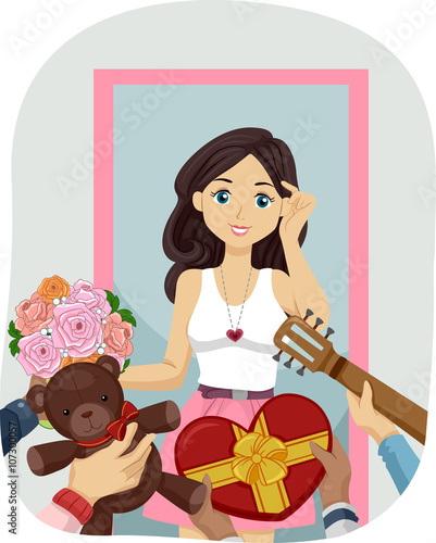 Girl Teen Suitors Gifts