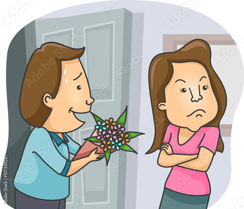 Couple Flowers Sorry Gift