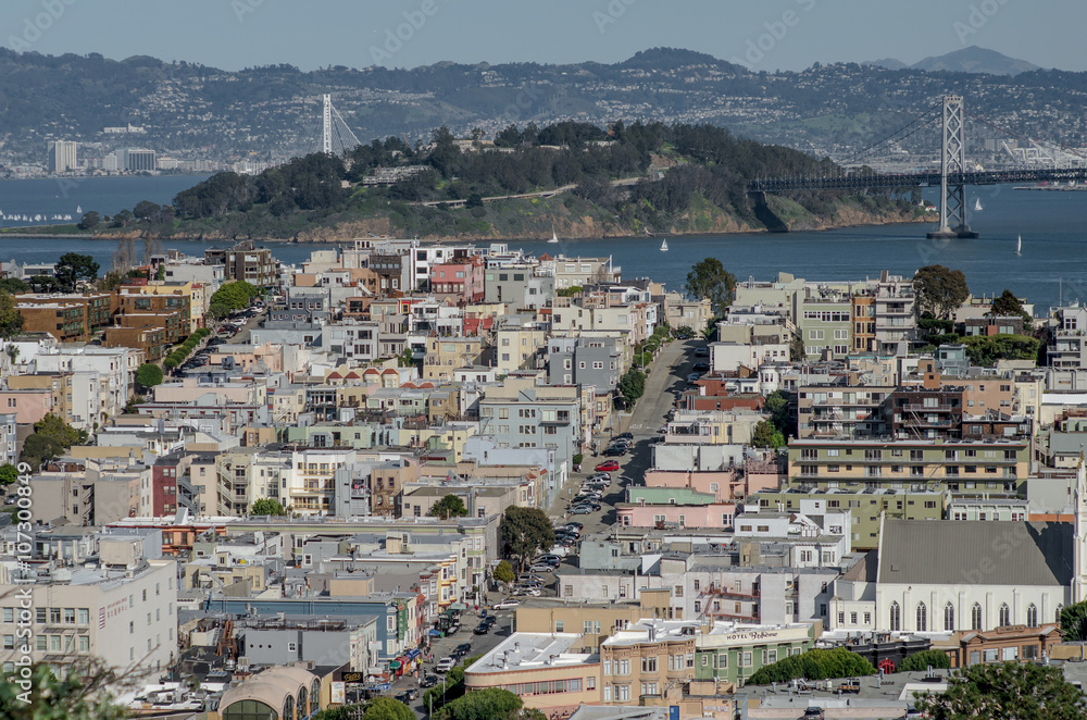 San Francisco and Yerba Buena Island panorama