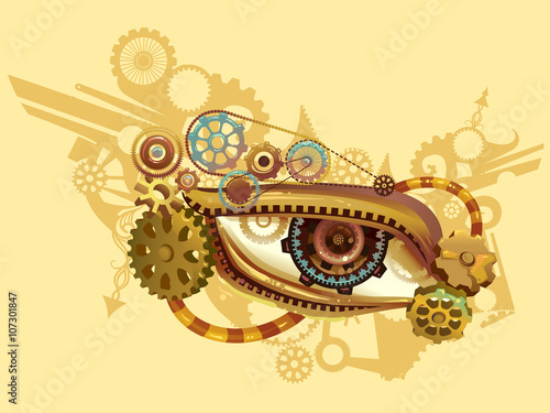 Steampunk Eye Design