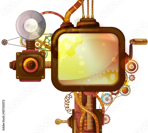 Steampunk Screen Frame