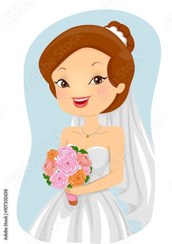 Girl Bride Portrait