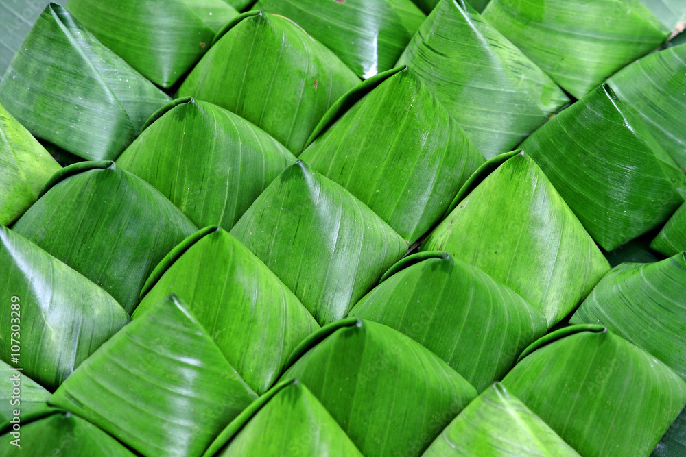 Dessert Banana leaf wrap Dessert Banana leaf wrap