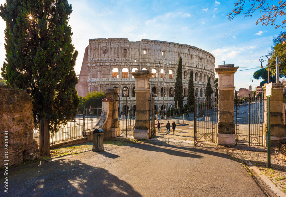 Naklejka premium Roma (Rome, Italia) - Colosseo